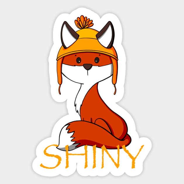 Shiny Firefly Fox Sticker by Alisha Ober Designs